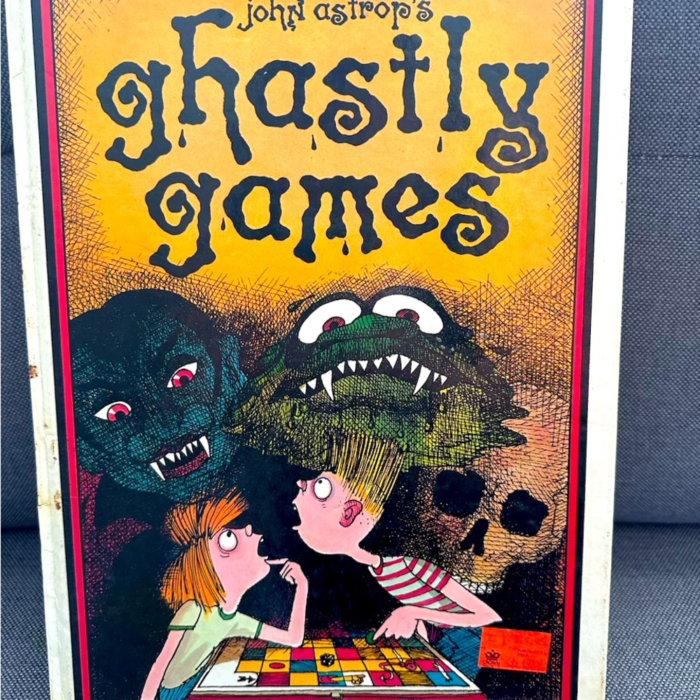 Ghastly Games John Astrop Vintage 1983 Hardcover Games Book | Vintage